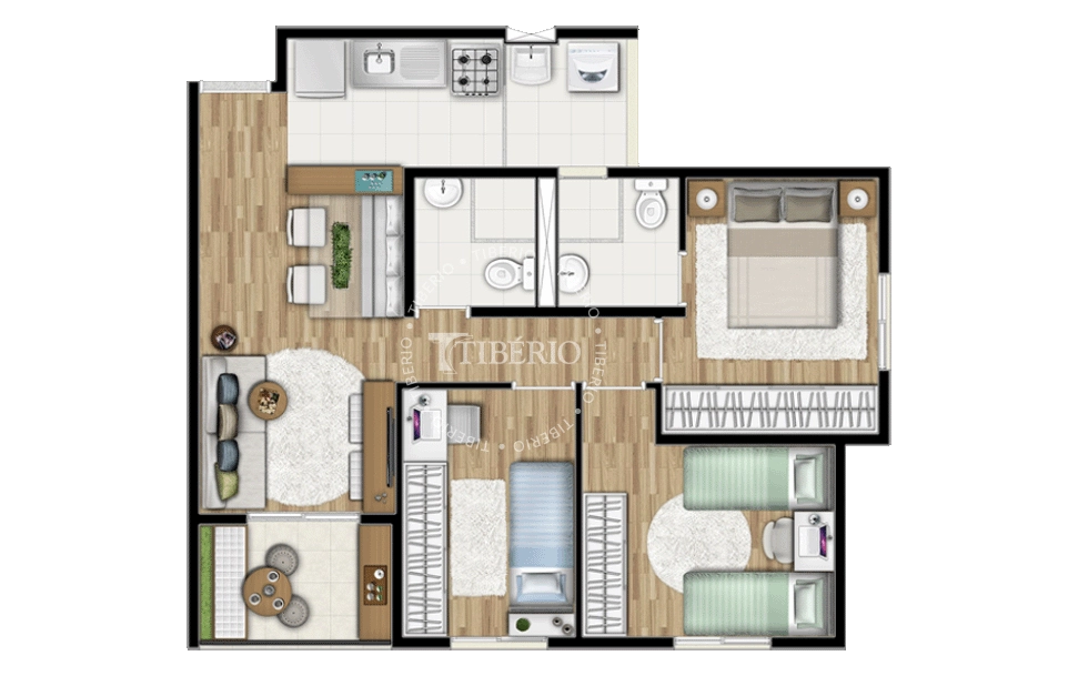 Apartamento à Venda no Edifício Giro Vila Matilde – Unidade 44, Bloco 1 | 60m² com Vaga