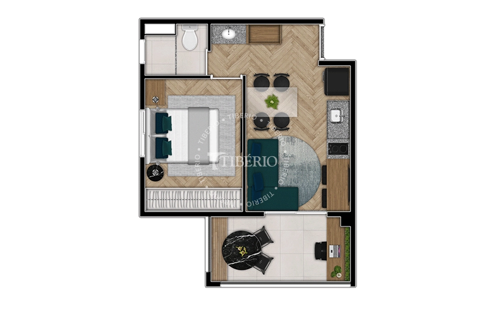 Studio à Venda no Prisma Pinheiros – Unidade 102 Bloco 2 (33m²)